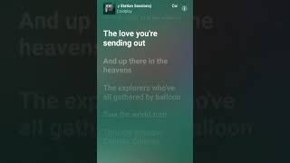 Coldplay  Coloratura Live Lyrics [upl. by Correy48]