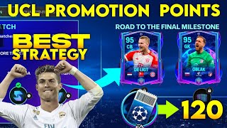 HOW TO GET UCL ROAD TO FINAL PROMOTION POINTS WEEKLY MATCH CHALLENGER TOKEN IN EA FC FIFA MOBILE 24 [upl. by Ardnola]