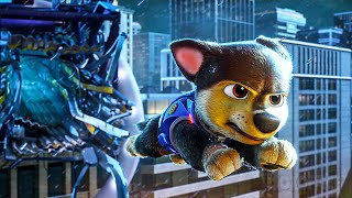 ALL the BEST Scenes with CHASE  Paw Patrol Movies Compilation 🌀 4K [upl. by Ortiz]