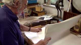 David Crown  Mezzotint Demonstration [upl. by Olpe]