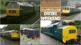 Llangollen Railway 23917Diesel Weekend Gala Class 8 26 37 47 first run of 1566 for 5 years 104 [upl. by Iridissa]