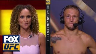 TJ Dillashaw talks to the UFC on FOX crew  INTERVIEW  UFC 227 [upl. by Hugibert970]