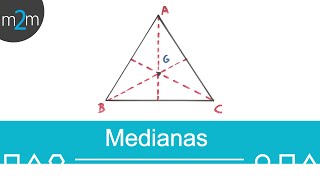 Medianas de un triángulo [upl. by Danni]