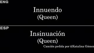 Innuendo Queen — LyricsLetra en Español e Inglés [upl. by Ginevra]