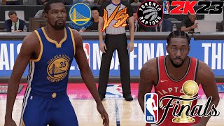 NBA2K23 NBA Finals 1617 Warriors Vs 1819 Raptors Game 2 PS5 GamePlay [upl. by Bayard258]