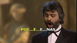 Cujus Animam Rossini ANDREA BOCELLI [upl. by Nimzzaj]