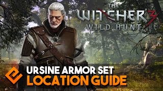 The Witcher 3  Ursine Armor Set Location Guide [upl. by Joaquin]