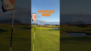 Why I love golf ⛳️ travel golfing golf lofotenlinks lofoten golfcourse norway linkscourse [upl. by Enelav]