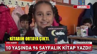 10 yaşında 96 sayfalık kitap yazdı [upl. by Tigirb793]