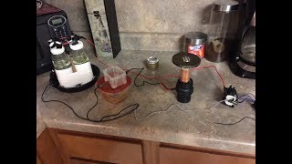 Tesla Coil Zvs Flyback 12v [upl. by Eiclek]