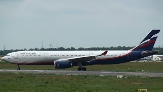 Aeroflot Airbus A330 Takeoff at Berlin Schönefeld Airport HD 1080p [upl. by Accber]