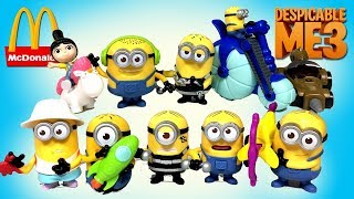 Despicable Me 3 Trailer 2017 All Trailer Tv Spot amp Dance Song McDonalds Happy Meal Minions Toys [upl. by Yssej506]