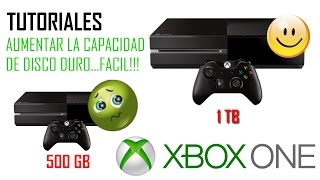 Como aumentar el espacio de tu Xbox One Facil  Tutoriales con Johcell  Español [upl. by Borman517]