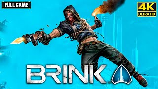 Brink  Full Game Walkthrough Hard Including All DLC  4K [upl. by Marley]