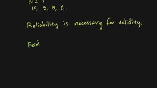 Research Methods  Chapter 03  The relationship between reliability and validity [upl. by Ahsiekrats]