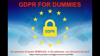 GDPR for DUMMIES Corso in 52 settimane Lezione 43 Le sanzioni e i parametri applicativi [upl. by Warford]