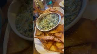 Spinach and artichoke dip food eating travel usa eat [upl. by Hephzipah416]