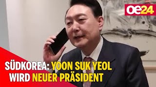 Südkorea Yoon Suk Yeol wird neuer Präsident [upl. by Enajiram]