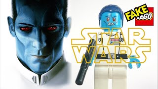 Fake Lego Grand Admiral Thrawn Star Wars by POGO PG705 Custom Minifigure [upl. by Martin]