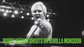 BOBBY HEENAN SHOOTS ON GORILLA MONSOON [upl. by Ttenna]