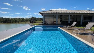 🌾 RANCHO DE ALTO PADRÃO A 75 KM DE GOIÂNIA  6 ALQUEIRES  3200000 [upl. by Hurd]