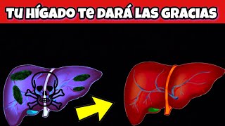 ⚠️ Si SUPIERAS que estos son los ALIMENTOS  PODEROSOS para el HÍGADO comenzarías a comerlos hoy [upl. by Fanny]