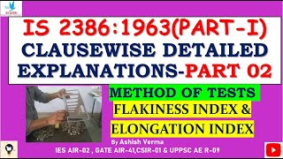 Determination of Flakiness IndexFI amp Elongation IndexEI Aggregate CEE 4652  Summer 201920 [upl. by Goulet]