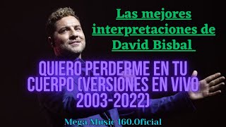 DAVID BISBAL QUIERO PERDERME EN TU CUERPO  Great Live Audio  Lyrics [upl. by Marjy832]