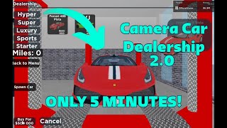 How To Make A Camera Car Dealership System In Roblox Studio V2  Uncopylocked Game [upl. by Fulmer]