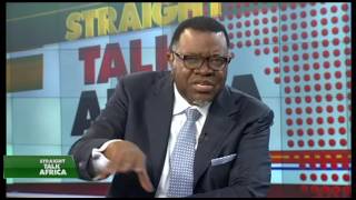 Namibian President Hage Geingob on Straight Talk Africa [upl. by Buffy]