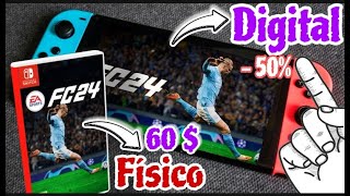 Fc 24 nintendo switch ¿ Cuál Comprarme  Físico o Digital [upl. by Sedgewick585]