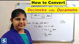 How to Convert Decimeter into decameter  Conversion of Decimetre to Decametre  dm into dam [upl. by Panta]