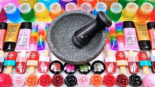 Satisfying Video Mixing Makeup Cosmetics Glitter Squishy Balls into Glossy Slime GoGo Slime ASMR [upl. by Polik]