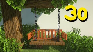 Minecraft 30 Garden Build Hacks [upl. by Brnaba70]