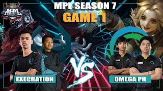 FARAMIS and BANE PUSH START  EXE vs OMG GAME 1  MPL PH Season 7 Playoffs [upl. by Arathorn433]