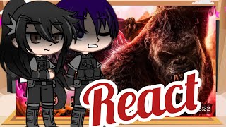 Kaiju N8 React reagindo O Novo Império  Godzilla e Kong  Papyrus Da Batata gacha [upl. by Ashlie]