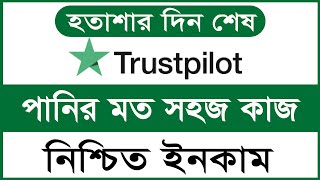 ধুমছে আয় করুন Trustpilot এ Digital Marketing Trustpilot Review Income [upl. by Neemsaj]