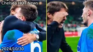 Antonio Contes emotional reaction to Billy Gilmour says it all as Napoli surge clear [upl. by Anhcar]