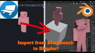 How to import Blockbench models into Blender [upl. by Gylys462]