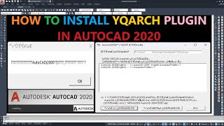 Install YQArch in AutoCAD 2020 [upl. by Bhayani]