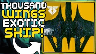 Destiny 2  How to get the quotA Thousand Wingsquot Exotic Ship Secret Oracle Easter Egg Guide [upl. by Jt436]