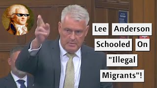 Lee Anderson Gets Schooled Again By Me On quotIllegal Migrantsquot [upl. by Etnwahs228]