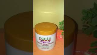 Cantu argan oil كريم كانتو للشعر الكيرلي [upl. by Henebry357]