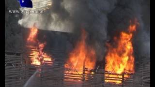 ROMA INCENDIO STAZIONE TIBURTINA [upl. by Cud942]