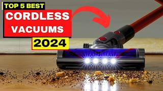 The 5 Best Cordless Vacuums for Hardwood Florrs 2024 Review [upl. by Asilanom]