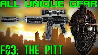 Fallout 3 The Pitt  Unique Armor amp Weapons Guide DLC [upl. by Pablo]