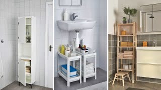 17 SMALL BATHROOM STORAGE IDEAS IKEA [upl. by Hayyim49]