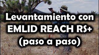 GNSS Levantamiento de dos puntos estáticos con EMLID Reach RS paso a paso [upl. by Beaufert]