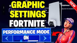 Best Graphics Settings for Fortnite PS5 [upl. by Angelis7]