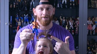 Go inside Curt Hawkins amazing WWE toy room [upl. by Anippesuig]